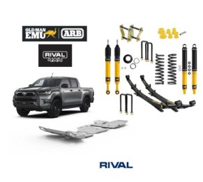 חבילת שטח מלאה להיילקס | הגבהה OME ומיגון RIVAL 7 חלקים