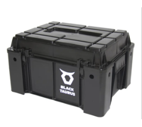 ארגז אחסון קשיח גבוה ואטום Black Taurus High Lid Ammo Box