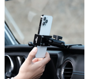 Offroam Dashboard Phone Mount Kit - Jeep Wrangler JL & Gladiator JT  תושבת חזקה לנייד ברכב 