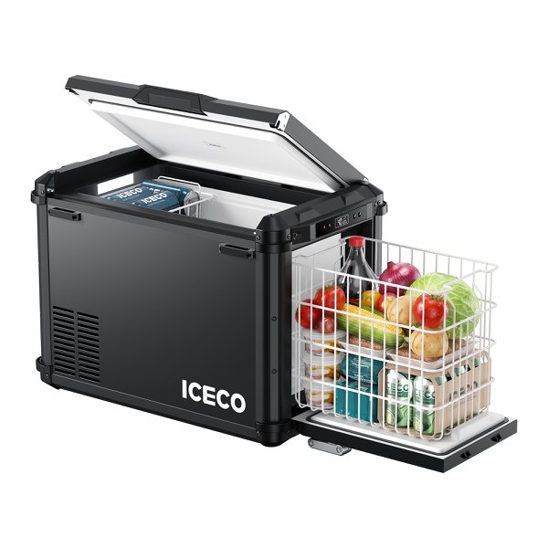 ICECO VL45 PLUS First 3-Way Access Portable Freezer – מקרר מקפיא נייד 42 ליטר עם מדחס SECOP גרמני 5 שנים אחריות